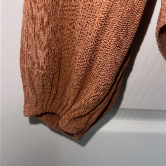 Free People Brown Blouse Size Small - Picture 4 of 7